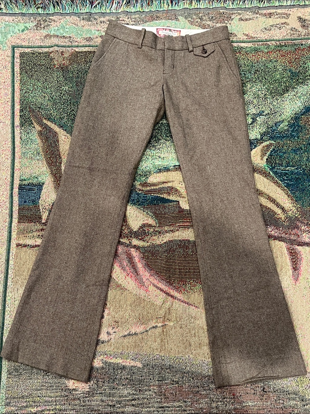 vintage Abercrombie & Fitch Tyler Herringbone Wool Pants